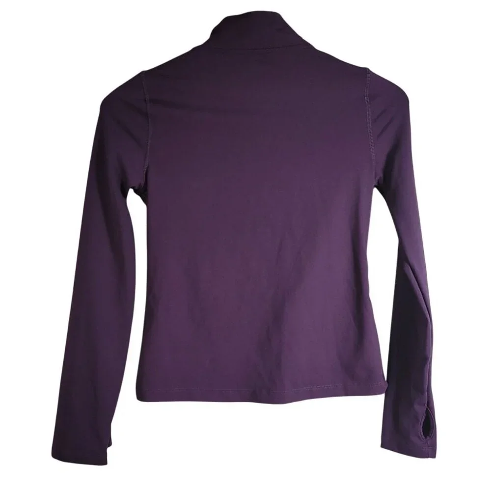 Joe Fresh Track Jacket Purple Size 14 XL Zip Pockets Long Sleeve Thumb Holes